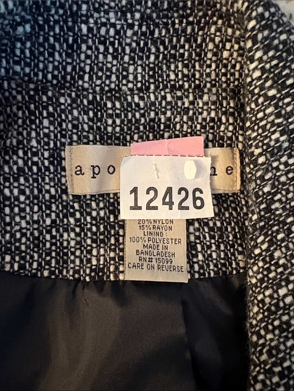 Apostrophe Mid-Length Tweed Coat - Tailored Button-Front 16 - Picture 9 of 16